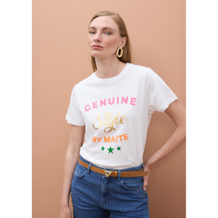 Camiseta Genuine Style multicolor