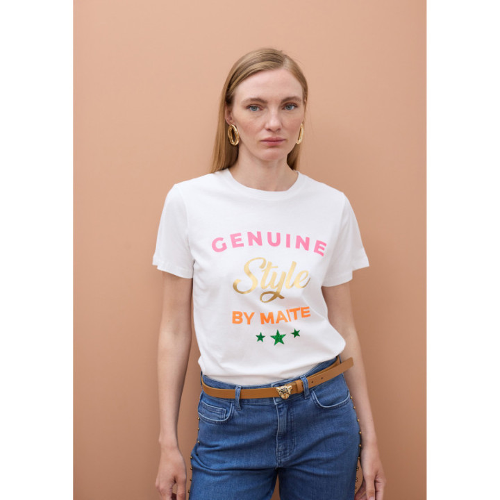 Camiseta Genuine Style multicolor