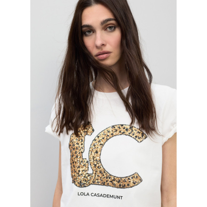 Camiseta LC lentejuelas