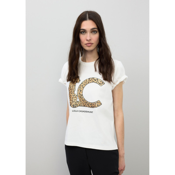 Camiseta LC lentejuelas