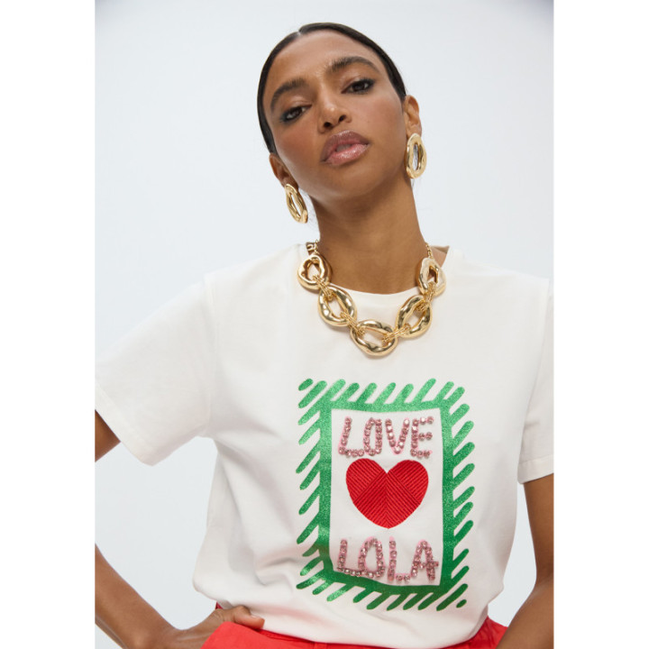 Camiseta LOVE LOLA joyas