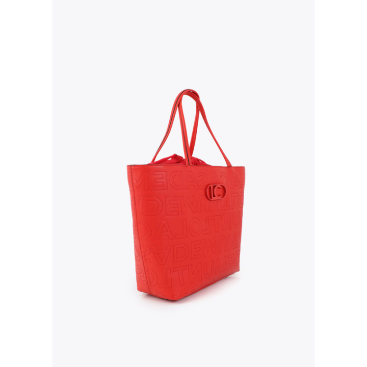 Shopper desestructurado pespuntes monograma