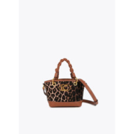 Mini capazo leopardo y efecto piel
