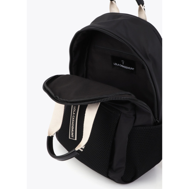 Mochila nylon negro