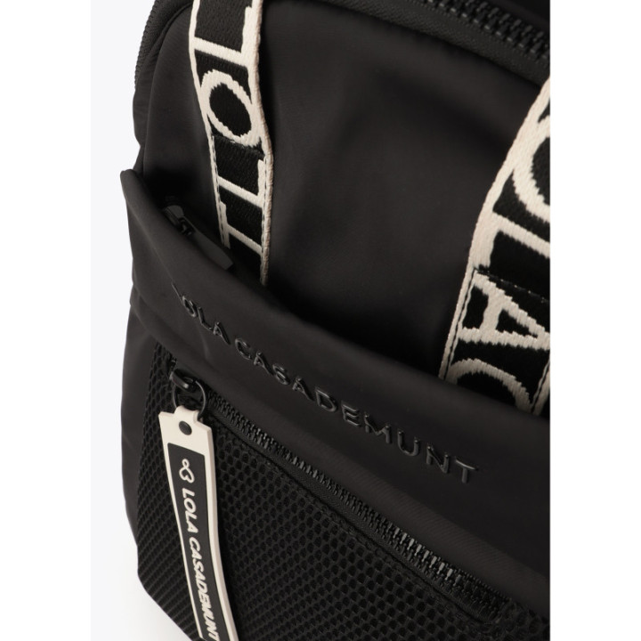 Mochila nylon negro